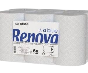 T  Mão Rolo Renova blue 80m 1F 6r branco EMB.