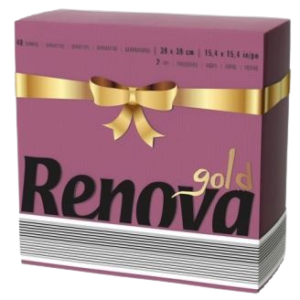 Guardanapos RENOVA GOLD X30 Bordeaux CXA
